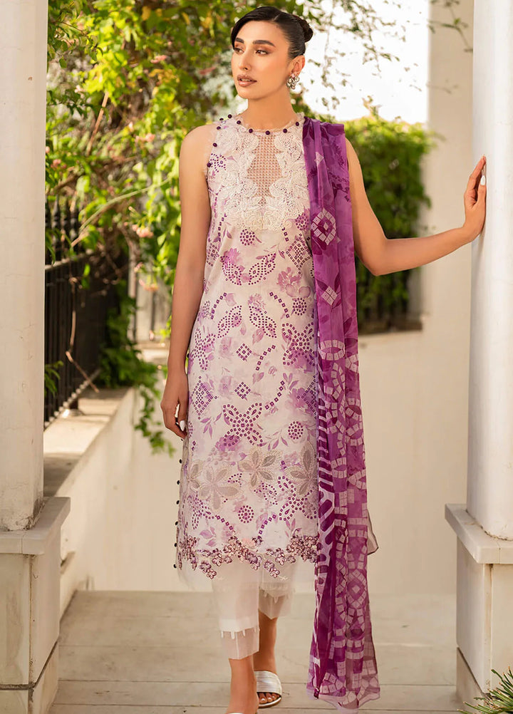 Meraki By Asifa and Nabeel Embroidered Lawn Suits Unstitched 3 Piece AN24M2 MK-10 Reshmi - Summer Collection