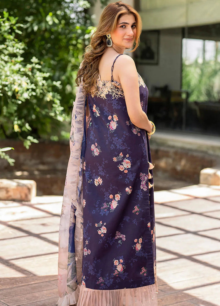 Meraki By Asifa and Nabeel Embroidered Lawn Suits Unstitched 3 Piece AN24M2 MK-13 Zahra - Summer Collection