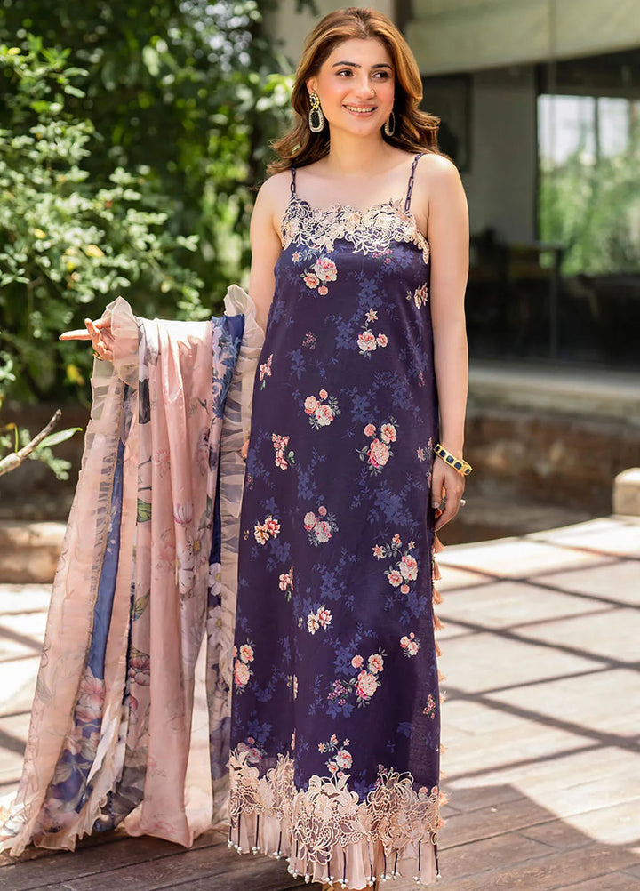 Meraki By Asifa and Nabeel Embroidered Lawn Suits Unstitched 3 Piece AN24M2 MK-13 Zahra - Summer Collection