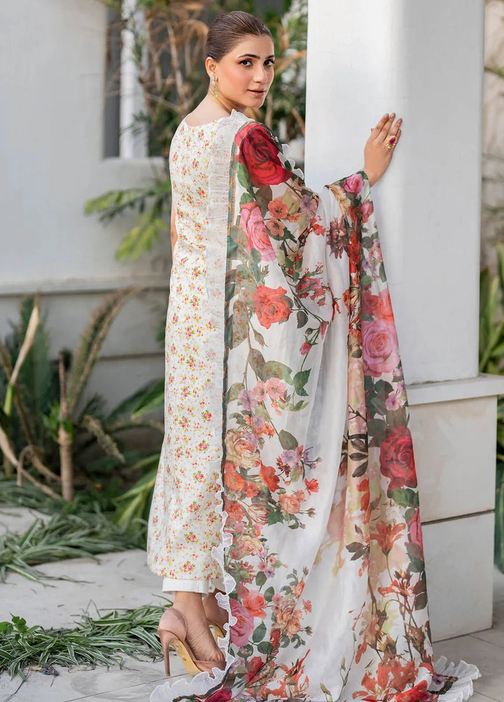 Meraki By Asifa and Nabeel Embroidered Lawn Suits Unstitched 3 Piece AN24M2 MK-15 Gulnar - Summer Collection