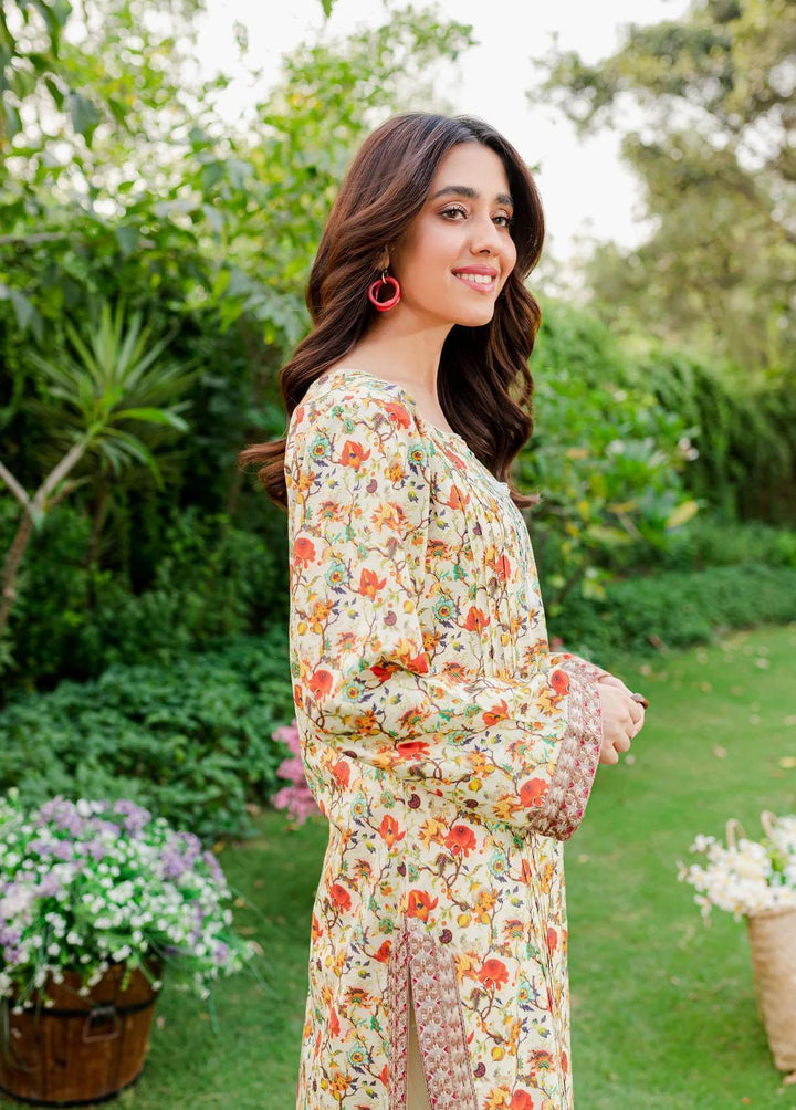 Naayas Pret Embroidered Lawn Shirt NS23M Floraze