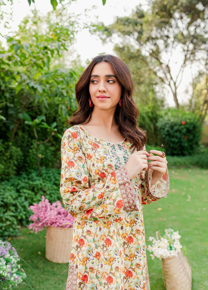 Naayas Pret Embroidered Lawn Shirt NS23M Floraze