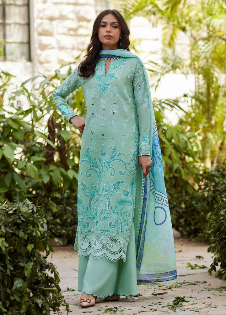 Mina Hasan Embroidered Lawn Suits Unstitched 3 Piece MNH25LL Lina - Festive Collection