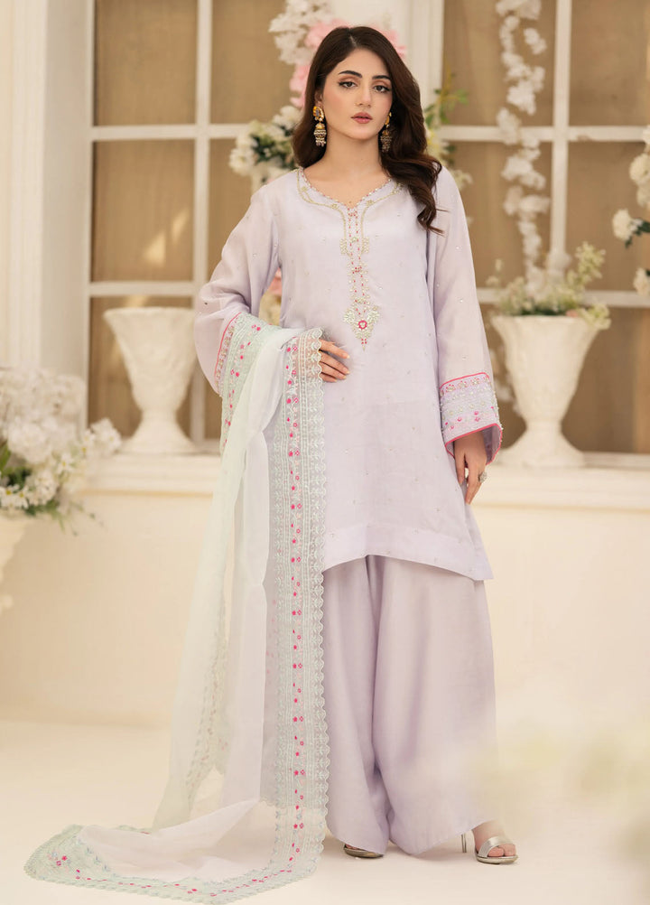 Minha by Miras Pret Embroidered Silk 3 Piece Aveli