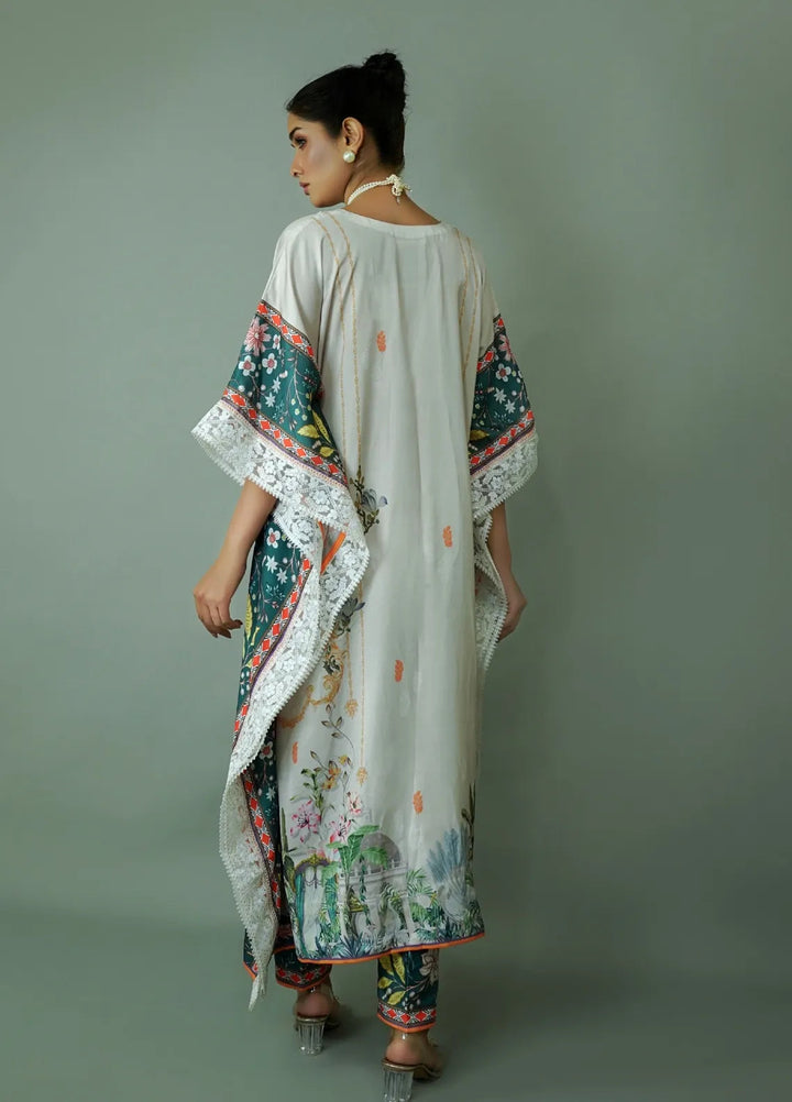 Minutiae Pret Embroidered SIlk 2 Piece Suit Botanique Suit