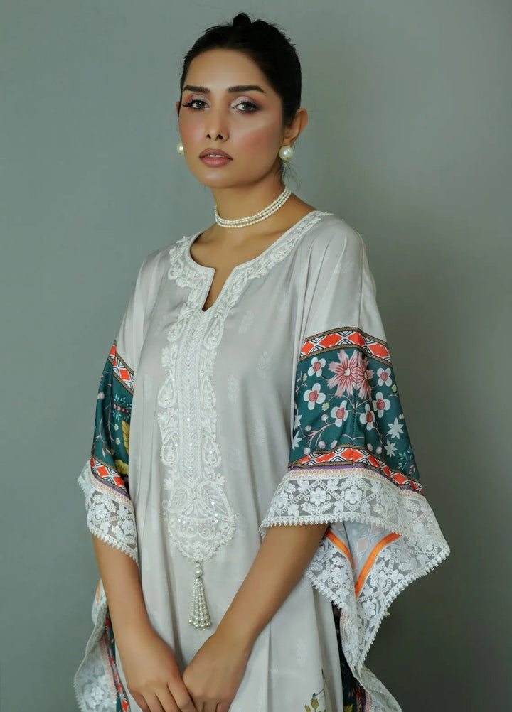 Minutiae Pret Embroidered SIlk 2 Piece Suit Botanique Suit