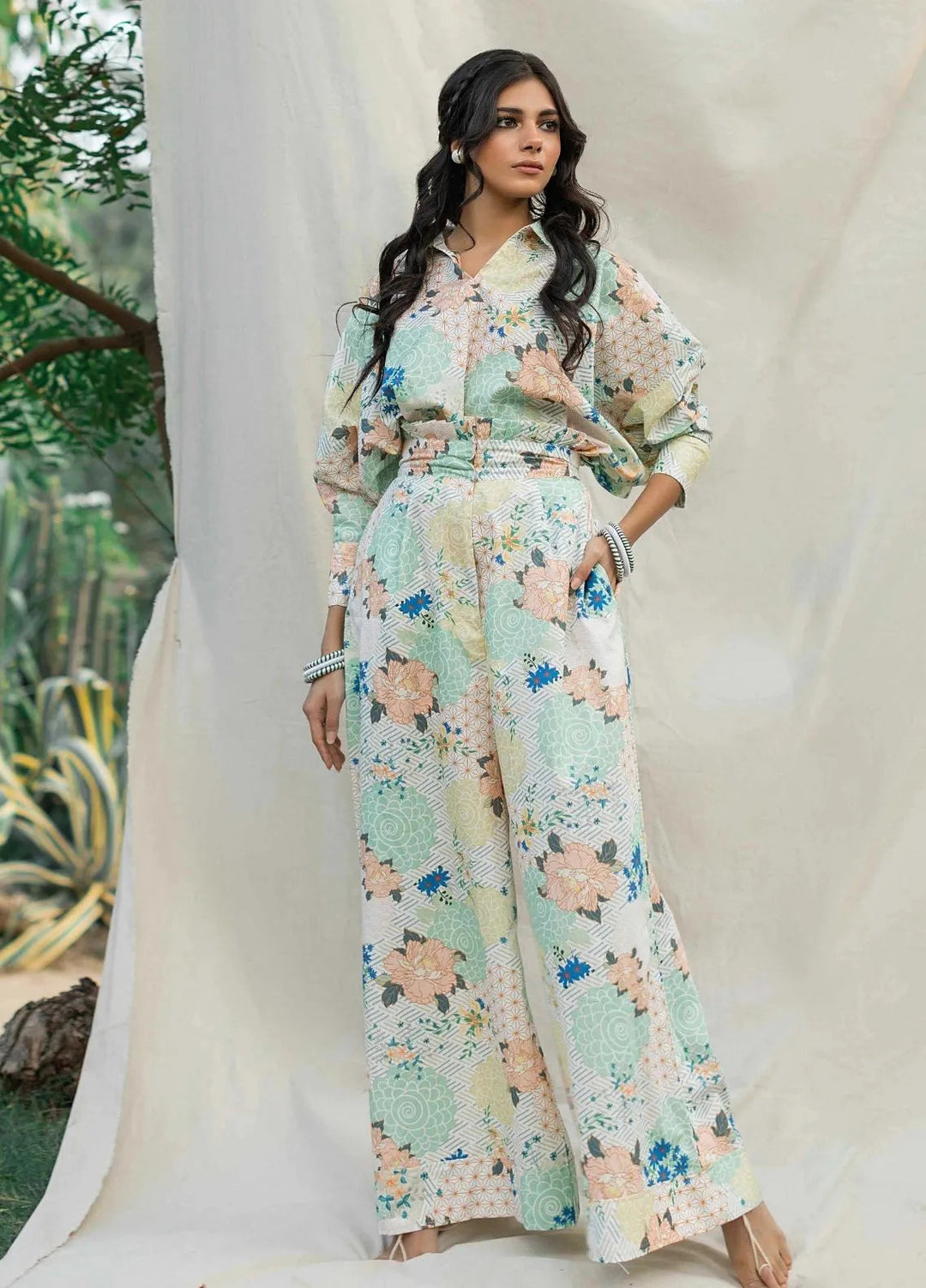 Minutiae Pret Printed Cotton 2 Piece Suit Willow