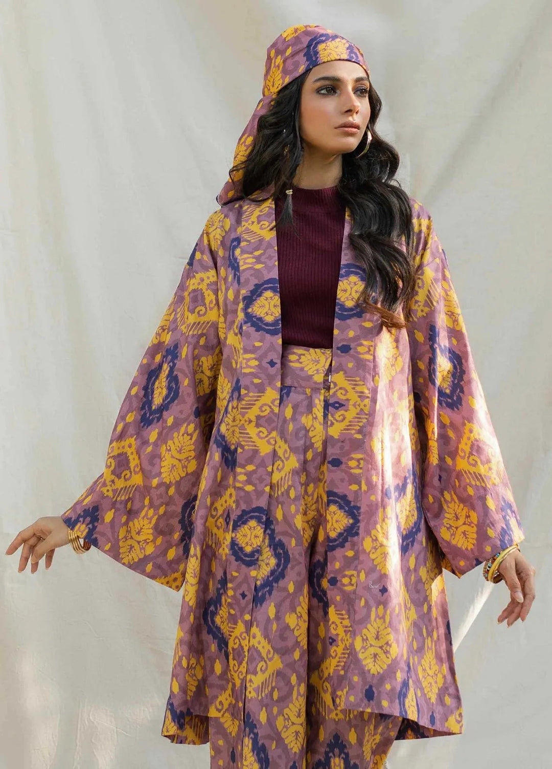 Minutiae Pret Printed Cotton Outerwear Iris