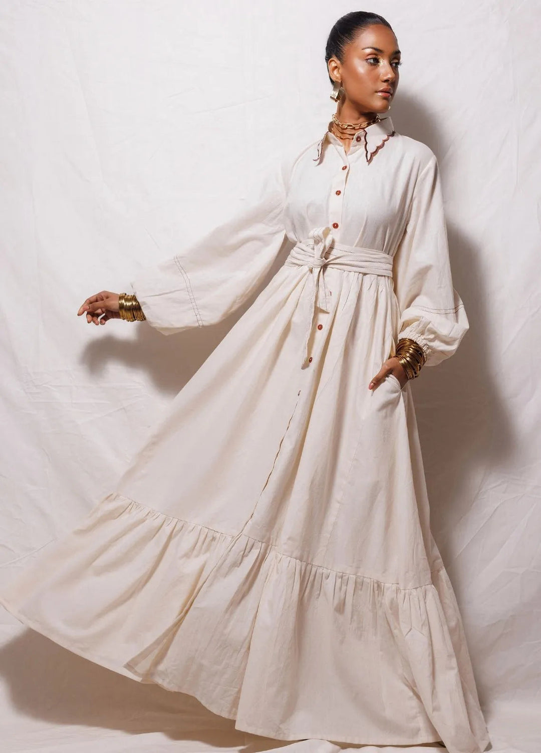 Minutiae Pret Printed Cotton Shirt Aurora