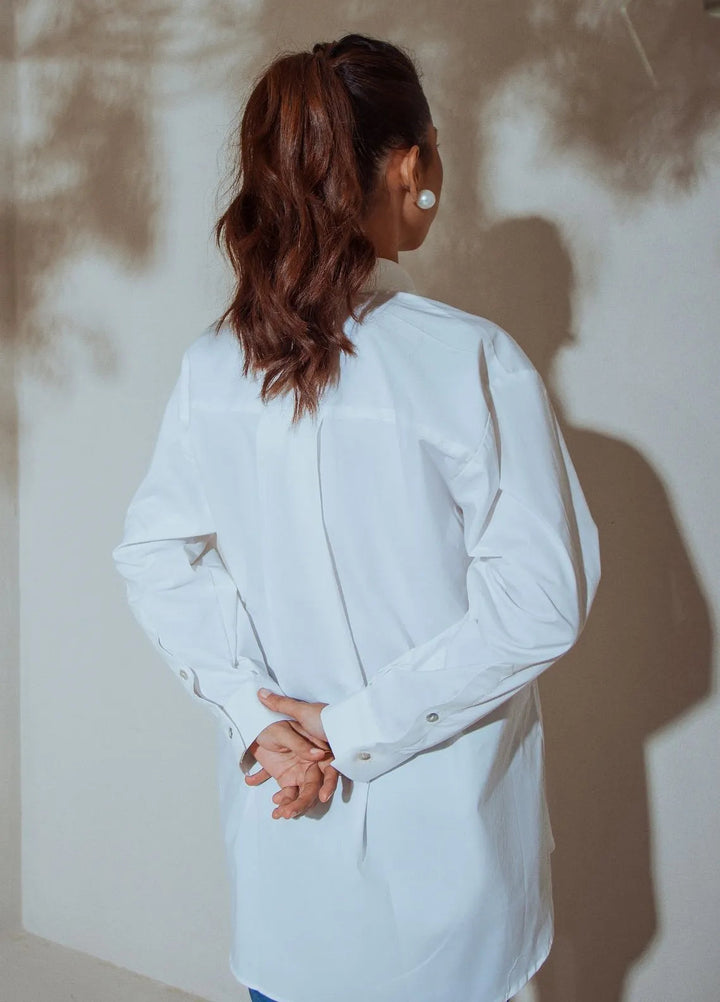 Minutiae Pret Printed Cotton Shirt Boxy Button-Down