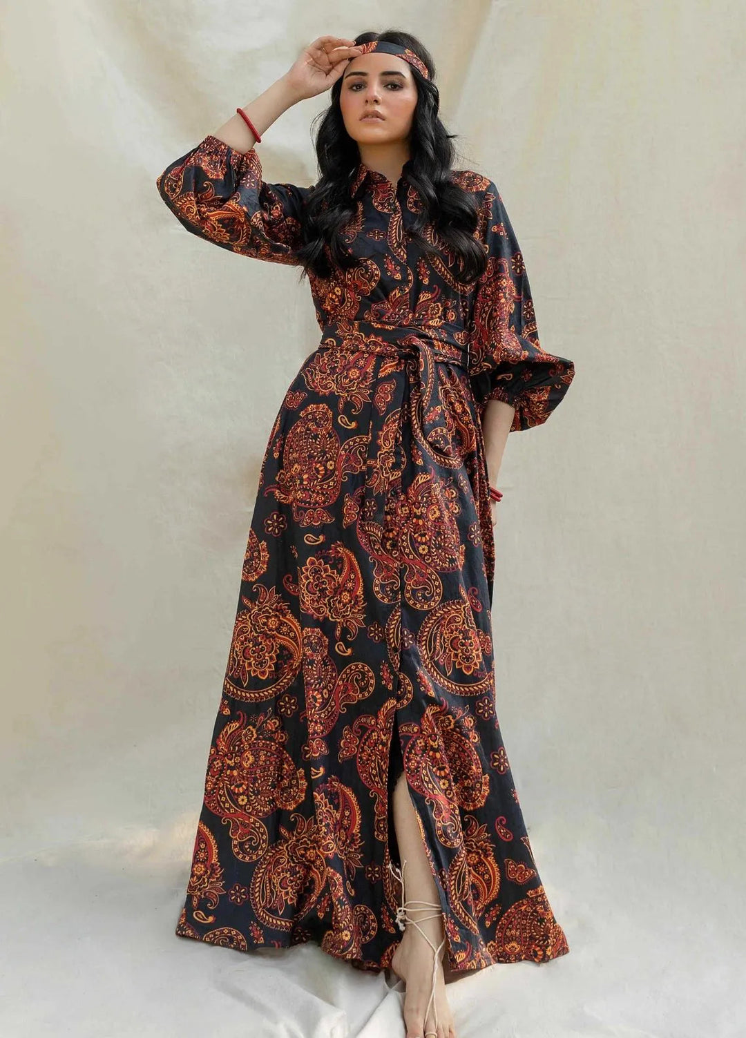 Minutiae Pret Printed Cotton Shirt Senora Amber