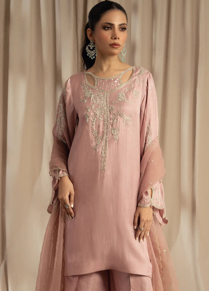 Miras Pret Embroidered Sheesha silk 3 Piece Suit Thea
