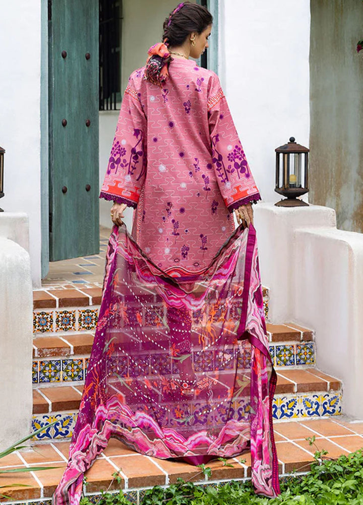 Mirasol by Mushq Embroidered Cambric Suits Unstitched 3 Piece MQ25MH D-08 B Coral Mar - Summer Collection