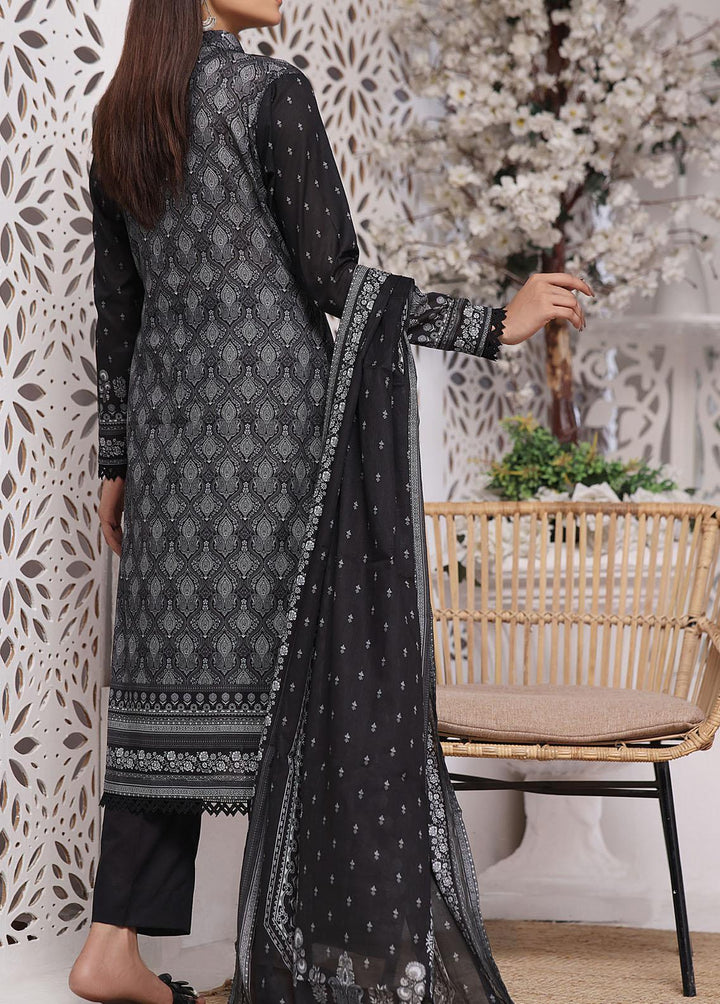 Misri By VS Textiles Printed Lawn Suits Unstitched 3 Piece VS23BS D-102 - Black Collection