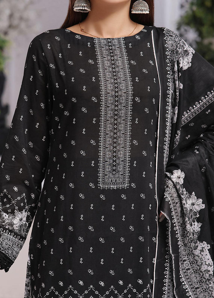 Misri By VS Textiles Printed Lawn Suits Unstitched 3 Piece VS23BS D-103 - Black Collection