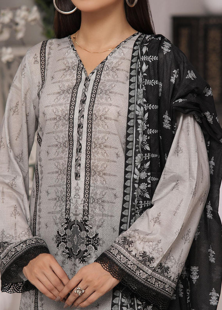 Misri By VS Textiles Printed Lawn Suits Unstitched 3 Piece VS23BS D-98 - Black Collection