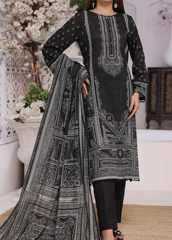 Misri By VS Textiles Printed Lawn Suits Unstitched 3 Piece VS23BS D-99 - Black Collection