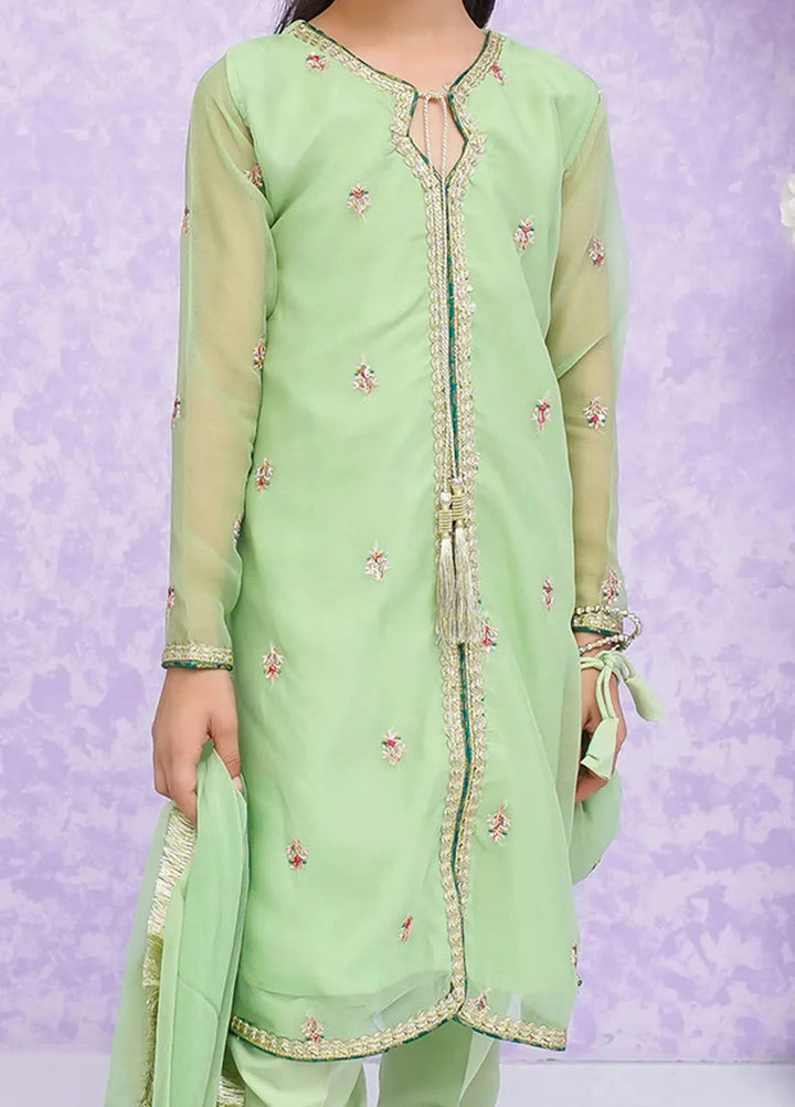 Modest Pret Embroidered Chiffon 3 Piece Suit Rimal