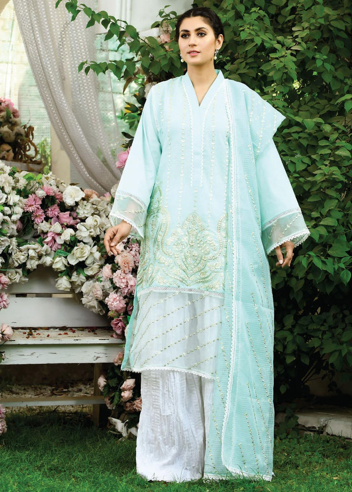 Mohabat Naama By Aalaya Embroidered Lawn Suits Unstitched 3 Piece ALY22MN 03 Mahjaben - Summer Collection