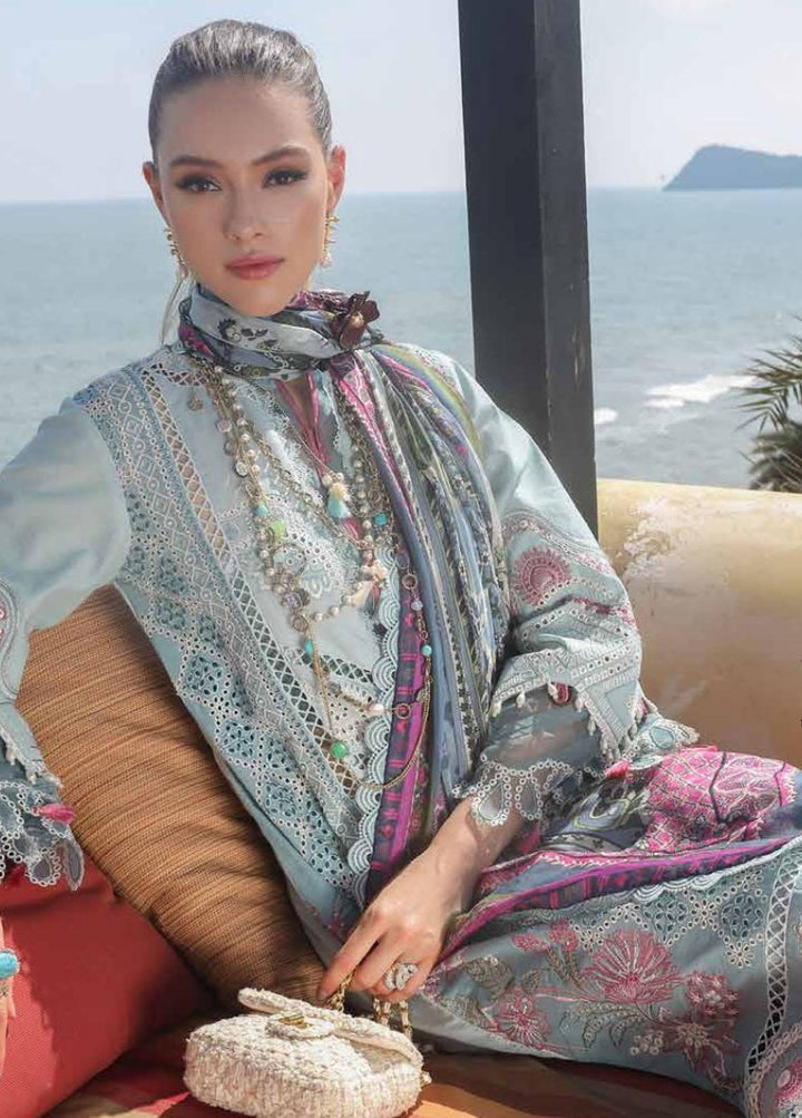 Moksha by AJR Embroidered Lawn Suits Unstitched 3 Piece AJR23M D-04 Najat - Luxury Collection