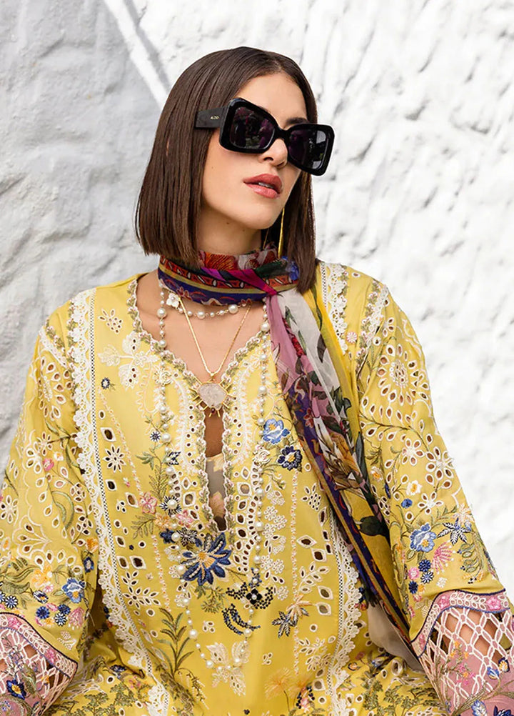 Mon Tresor by Esmel Embroidered Lawn Suits Unstitched 3 Piece EML25MT ESL-2501 Belle Ame - Summer Collection