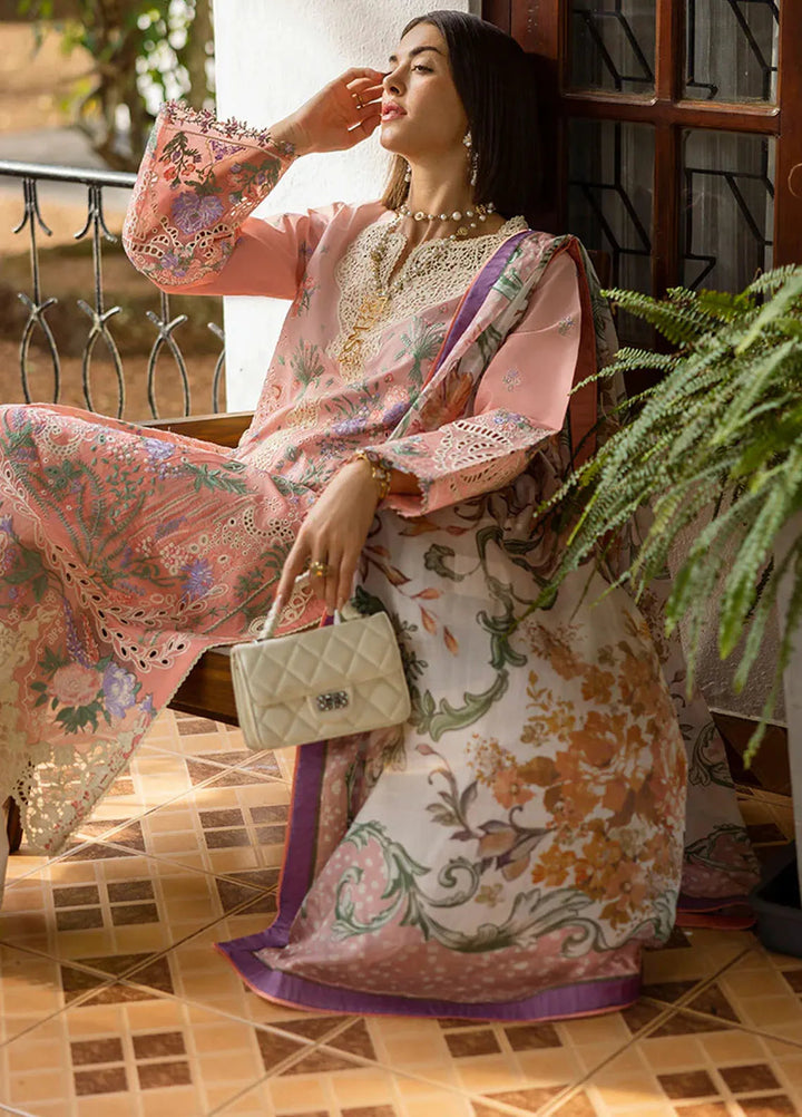 Mon Tresor by Esmel Embroidered Lawn Suits Unstitched 3 Piece EML25MT ESL-2503 Coup De Foudre - Summer Collection