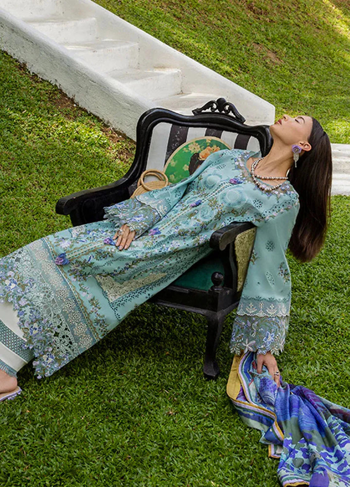 Mon Tresor by Esmel Embroidered Lawn Suits Unstitched 3 Piece EML25MT ESL-2505 Memento Vivere - Summer Collection