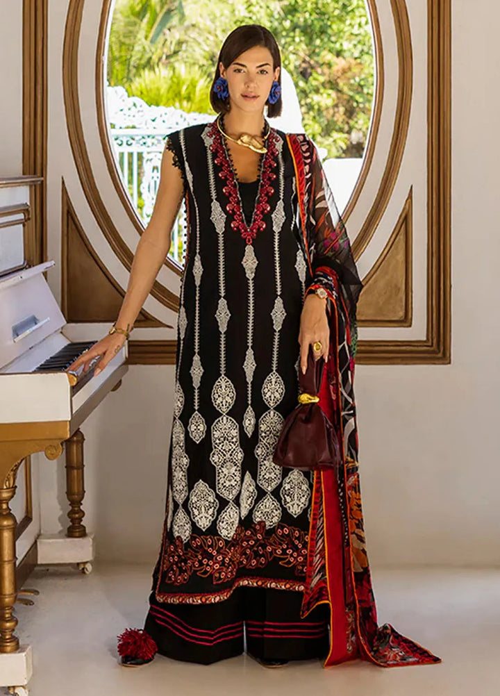 Mon Tresor by Esmel Embroidered Lawn Suits Unstitched 3 Piece EML25MT ESL-2509 Amor Omnia Vincit - Summer Collection