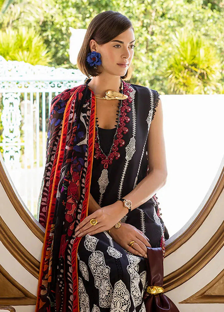 Mon Tresor by Esmel Embroidered Lawn Suits Unstitched 3 Piece EML25MT ESL-2509 Amor Omnia Vincit - Summer Collection