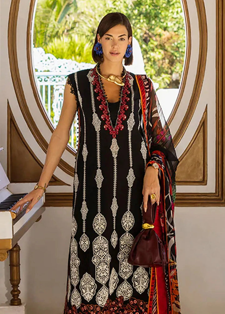 Mon Tresor by Esmel Embroidered Lawn Suits Unstitched 3 Piece EML25MT ESL-2509 Amor Omnia Vincit - Summer Collection