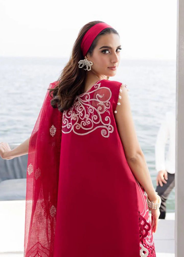 Monaco by Parishay Embroidered Lawn Suit Unstitched 3 Piece PR25ML MS-14 - Summer Collection