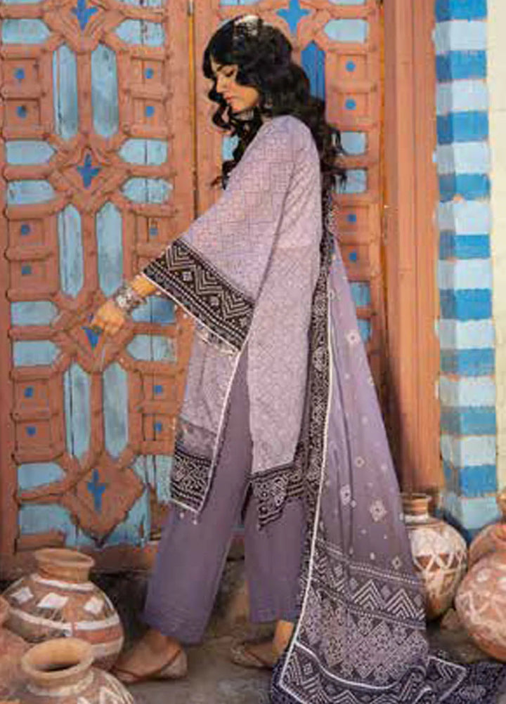 Monsoon Chunri By Al Zohaib Printed Lawn Suit Unstitched 3 Piece AZ24M D-02 - Summer Collection