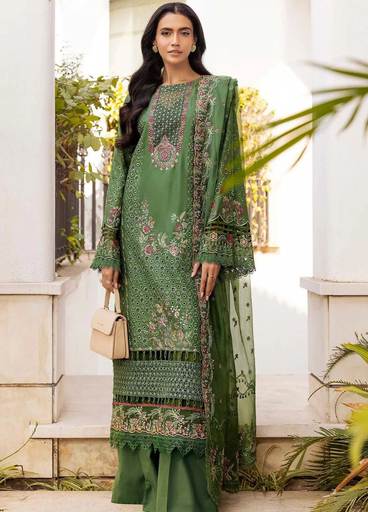 Motifz Embroidered Lawn Suit Unstitched 3 Piece MT25PL 5303 - Summer Collection