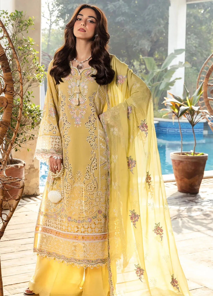 Motifz Embroidered Lawn Suit Unstitched 3 Piece MT25PL 5307 - Summer Collection