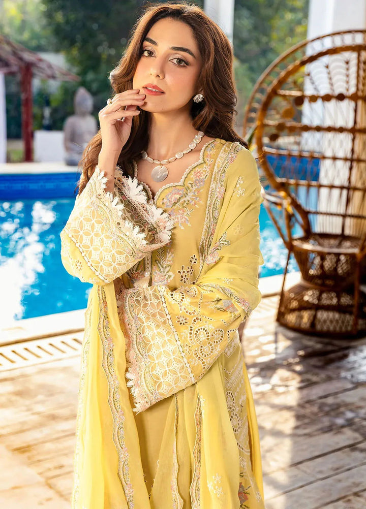 Motifz Embroidered Lawn Suit Unstitched 3 Piece MT25PL 5307 - Summer Collection