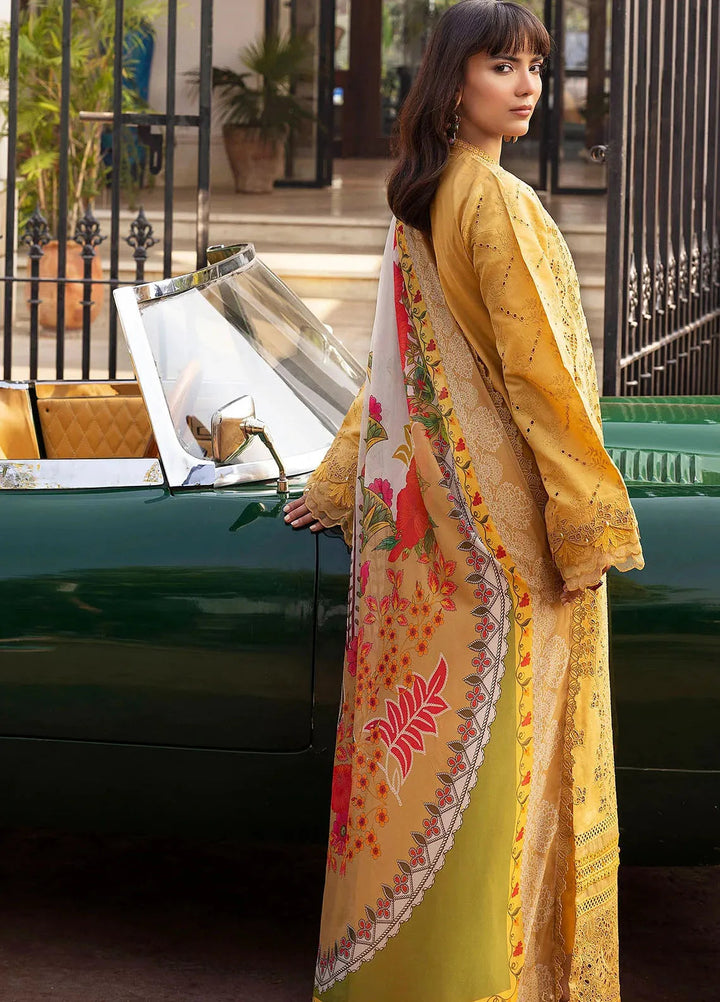 Motifz Embroidered Lawn Suit Unstitched 3 Piece MT25PL 5323 - Summer Collection