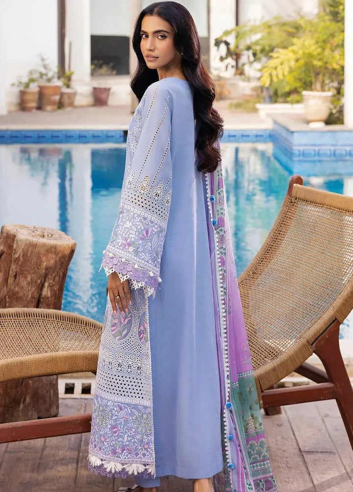Motifz Embroidered Lawn Suit Unstitched 3 Piece MT25PL 5325 - Summer Collection