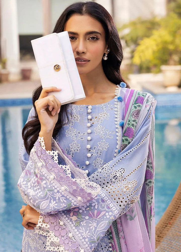 Motifz Embroidered Lawn Suit Unstitched 3 Piece MT25PL 5325 - Summer Collection