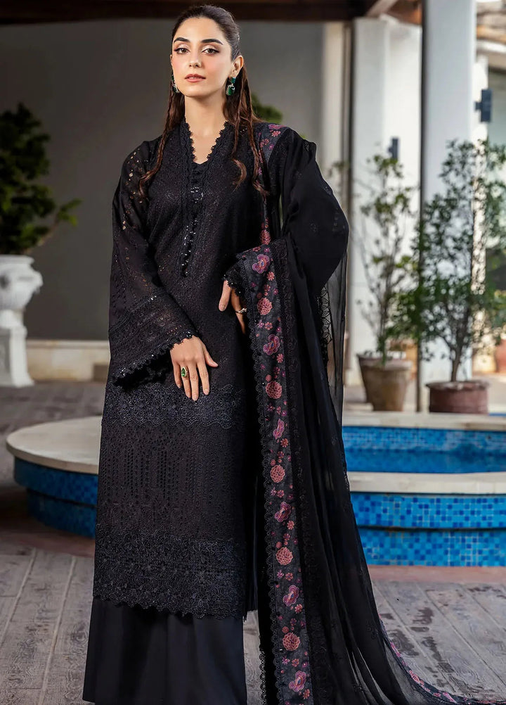 Motifz Embroidered Lawn Suit Unstitched 3 Piece MT25PL 5326 - Summer Collection