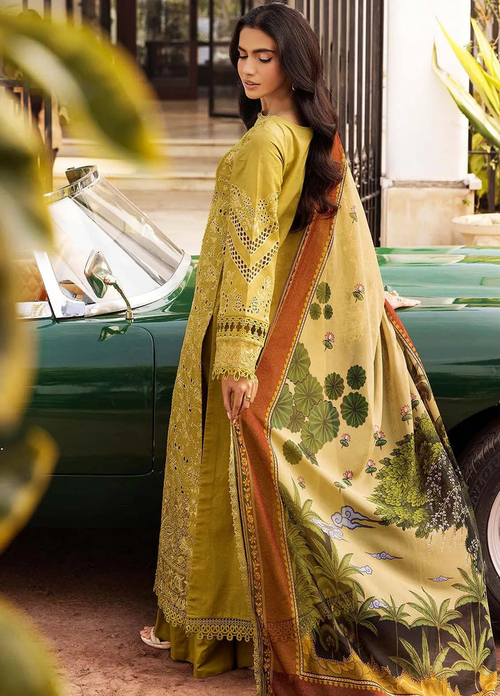 Motifz Embroidered Lawn Suit Unstitched 3 Piece MT25PL 5329 - Summer Collection