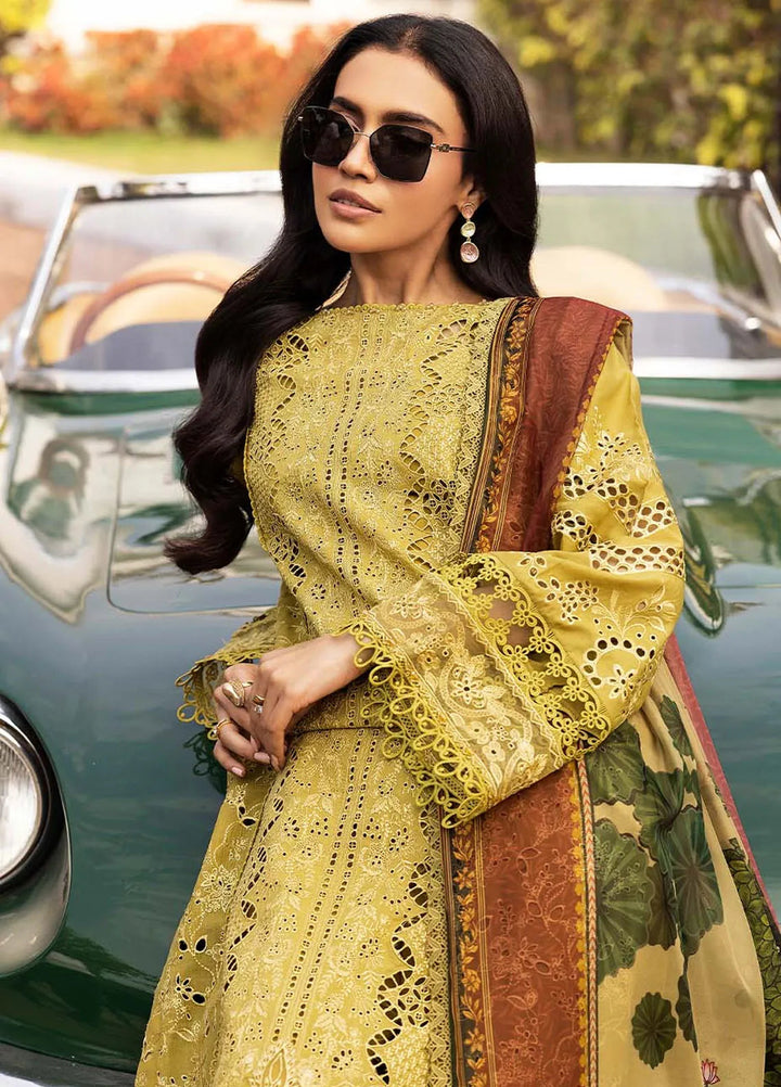 Motifz Embroidered Lawn Suit Unstitched 3 Piece MT25PL 5329 - Summer Collection