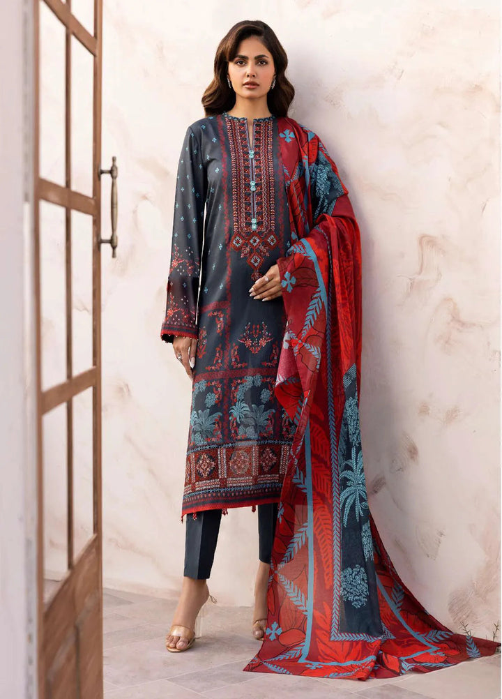 Motifz Embroidered Lawn Suits Unstitched 3 Piece MT25DPL D-5465 Ewa - Summer Collection