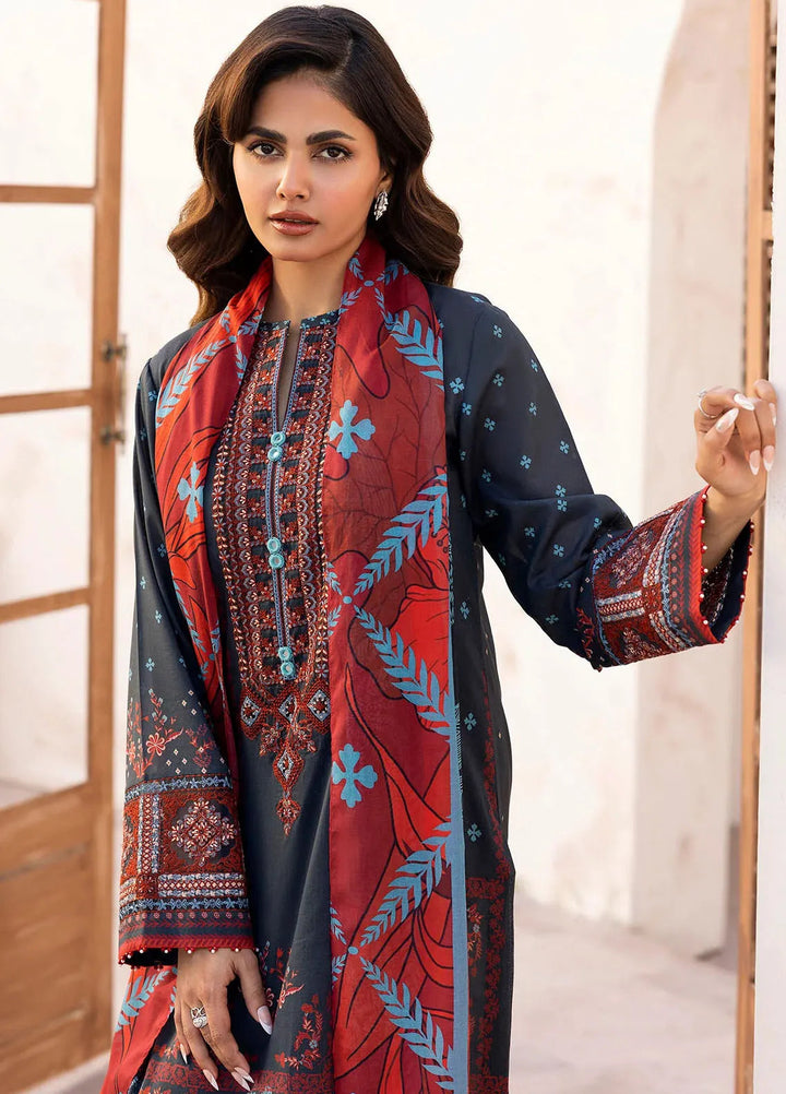 Motifz Embroidered Lawn Suits Unstitched 3 Piece MT25DPL D-5465 Ewa - Summer Collection