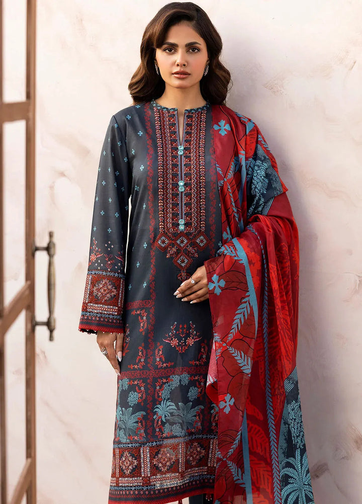 Motifz Embroidered Lawn Suits Unstitched 3 Piece MT25DPL D-5465 Ewa - Summer Collection