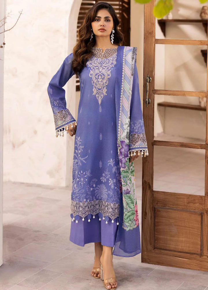 Motifz Embroidered Lawn Suits Unstitched 3 Piece MT25DPL D-5467 Yaren - Summer Collection