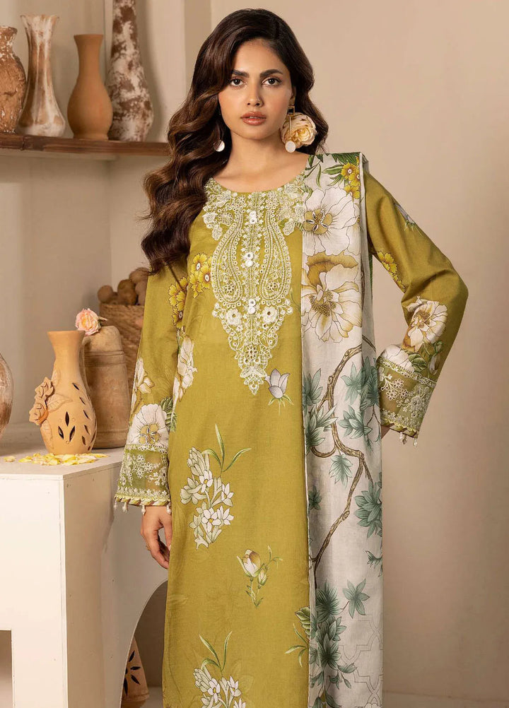 Motifz Embroidered Lawn Suits Unstitched 3 Piece MT25DPL D-5468 Bloom - Summer Collection