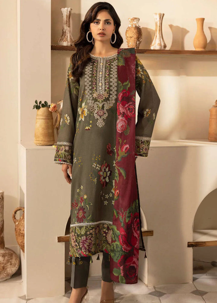Motifz Embroidered Lawn Suits Unstitched 3 Piece MT25DPL D-5470 Nancy - Summer Collection