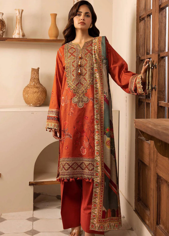 Motifz Embroidered Lawn Suits Unstitched 3 Piece MT25DPL D-5473 Brenna - Summer Collection