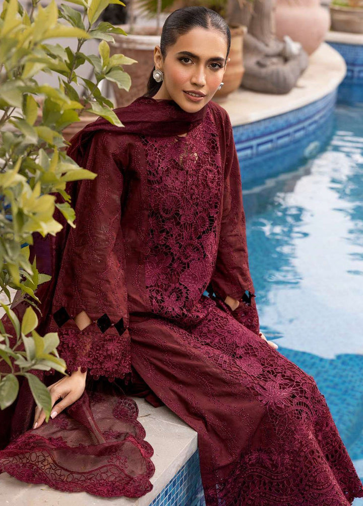 Motifz Embroidered Lawn Suits Unstitched 3 Piece MT25LL 5313 Sabine - Summer Collection