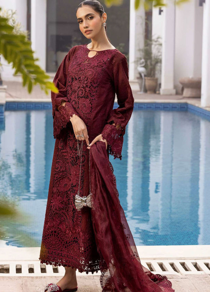 Motifz Embroidered Lawn Suits Unstitched 3 Piece MT25LL 5313 Sabine - Summer Collection